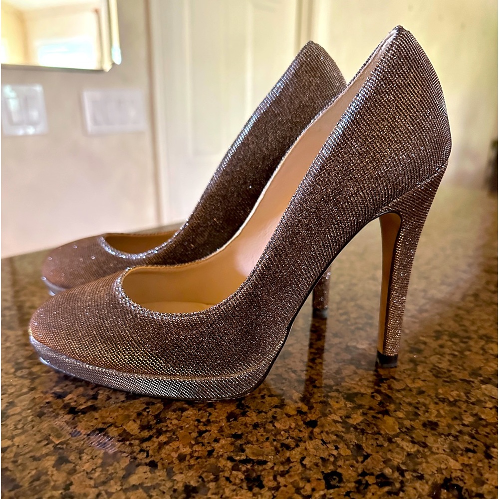 LK Bennett Platform Gorgeous Glitter Pumps - Size 6 (36)